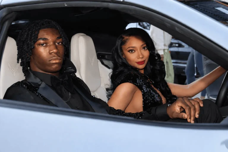 Luxury Car Arrival Portrait, Prom