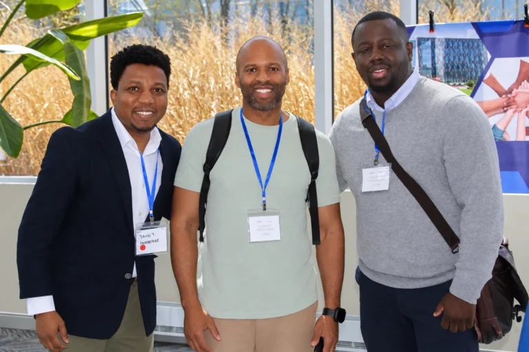 Guests at a corporate networking event